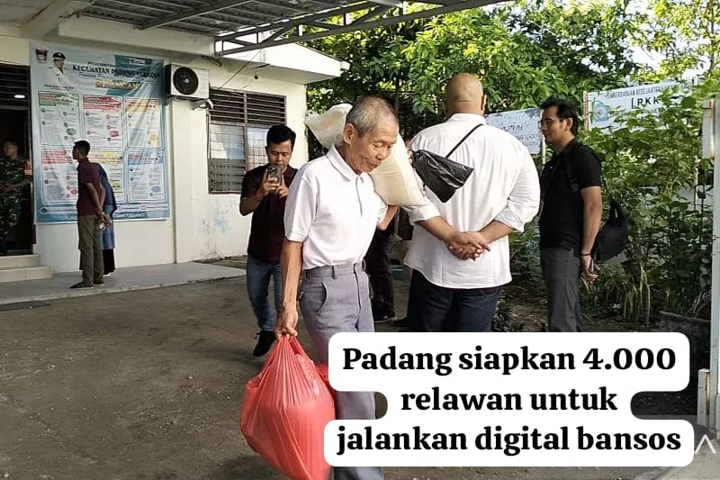 Padang Siapkan 4.000 Relawan untuk Sukseskan Digital Bansos