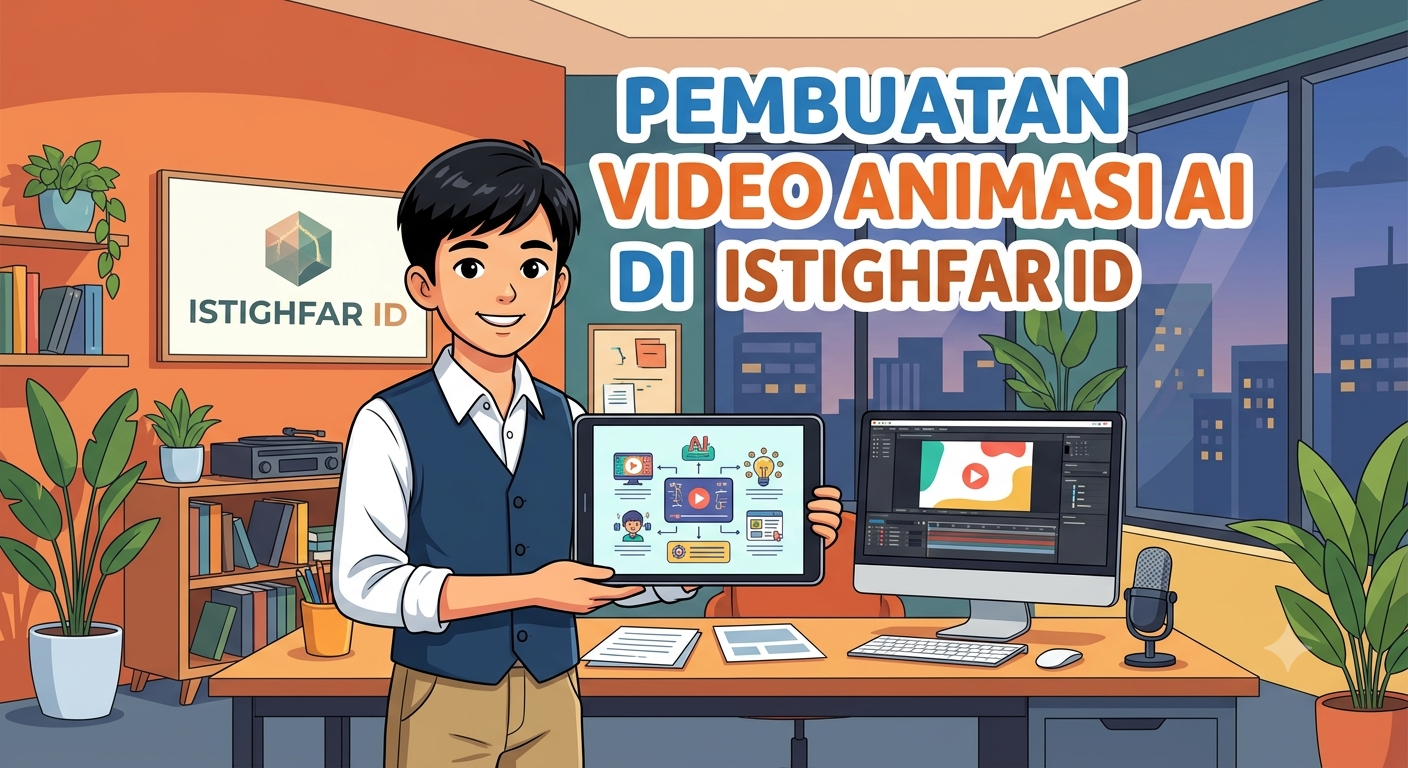 Tim profesional mengulas pembuatan video animasi AI Istighfar ID untuk meningkatkan performa bisnis secara menyeluruh.