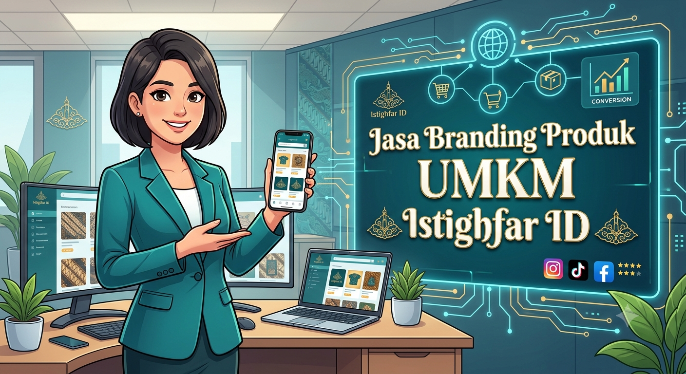 Karakter profesional mempresentasikan Jasa Branding Produk UMKM istighfar id untuk UMKM naik kelas.
