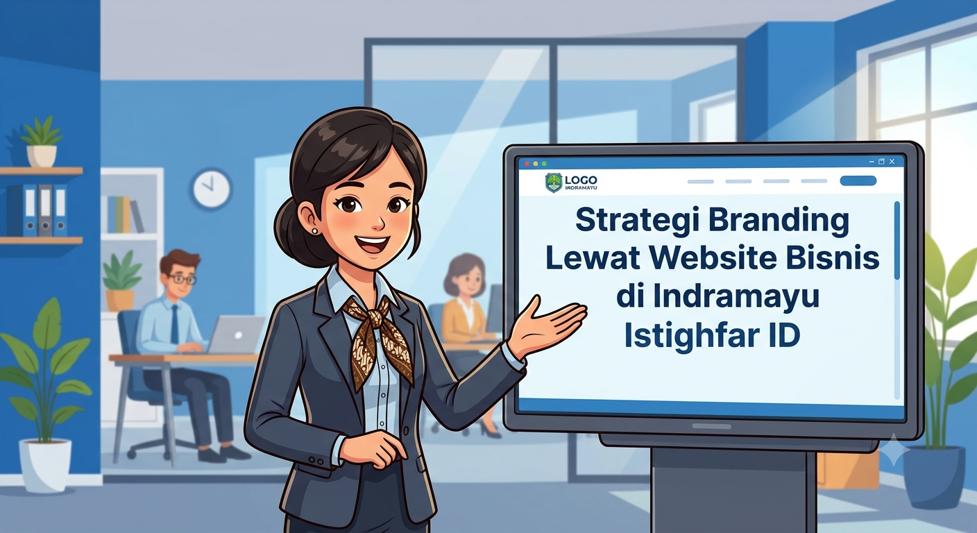 Tim profesional mengulas strategi branding lewat website bisnis indramayu bersama Istighfar ID untuk membangun identitas merek lokal secara menyeluruh.