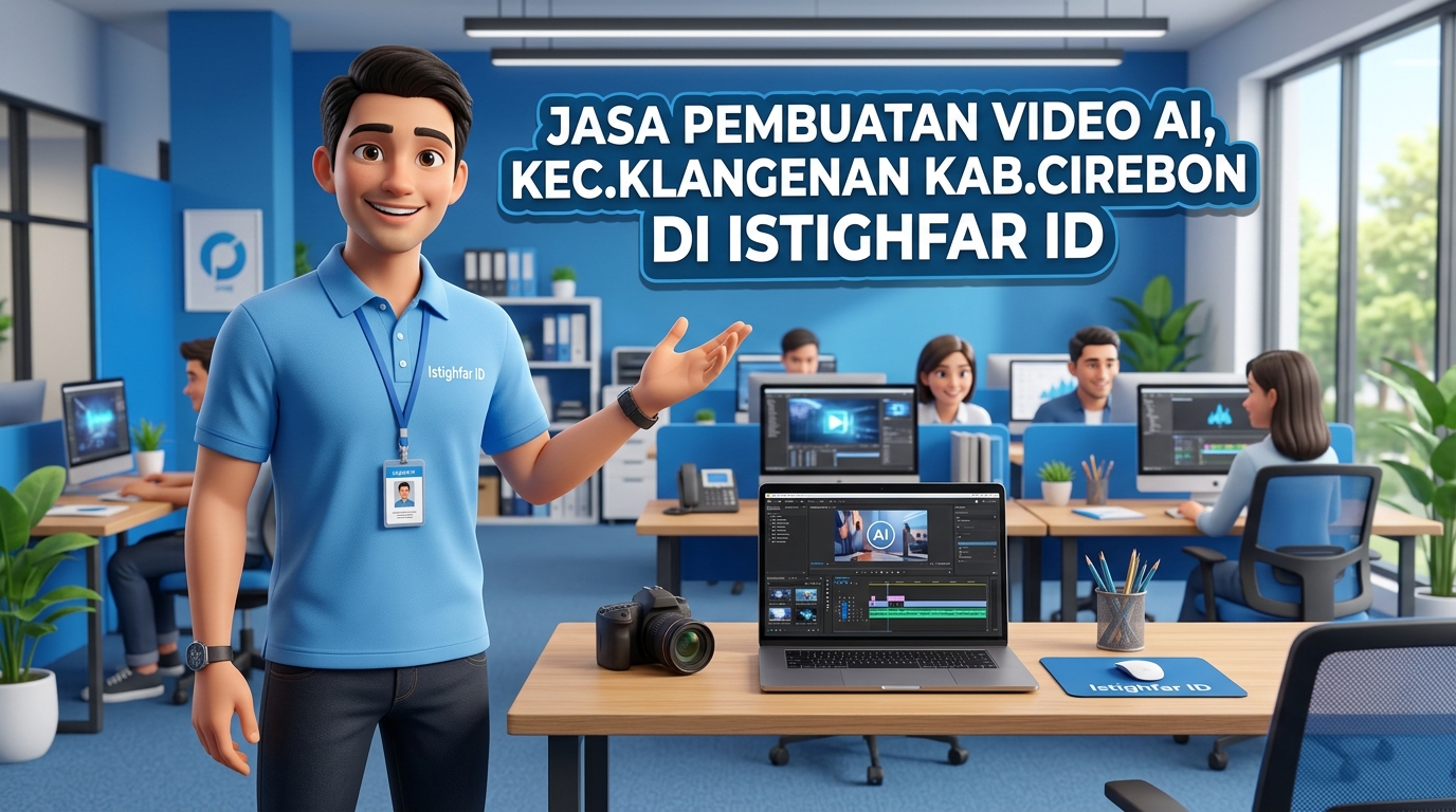 Jasa pembuatan video AI Klangenan oleh Istighfar ID untuk membantu bisnis lokal menguasai perhatian publik secara profesional dan inovatif.