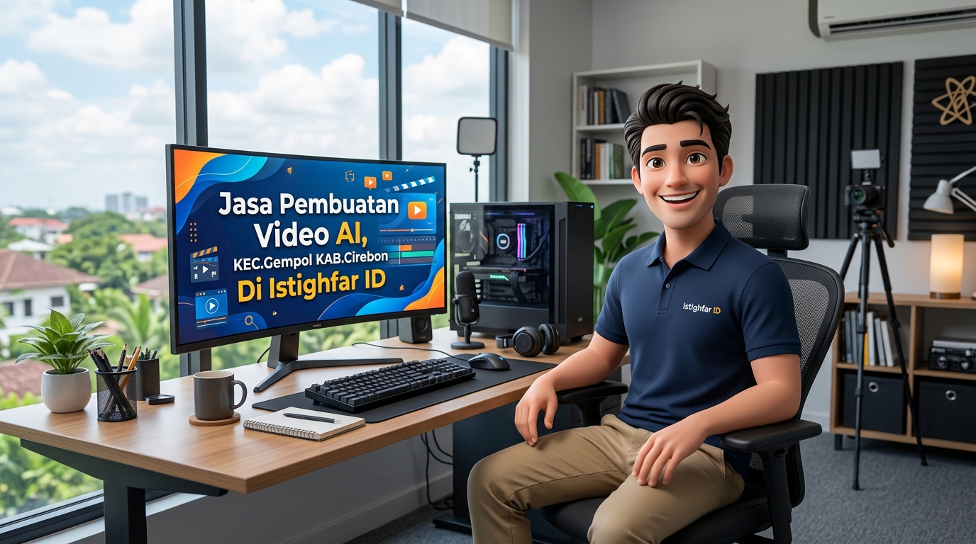 Tim profesional Istighfar ID menyediakan layanan Jasa pembuatan video AI Gempol terbaik untuk mendongkrak performa bisnis lokal secara modern.