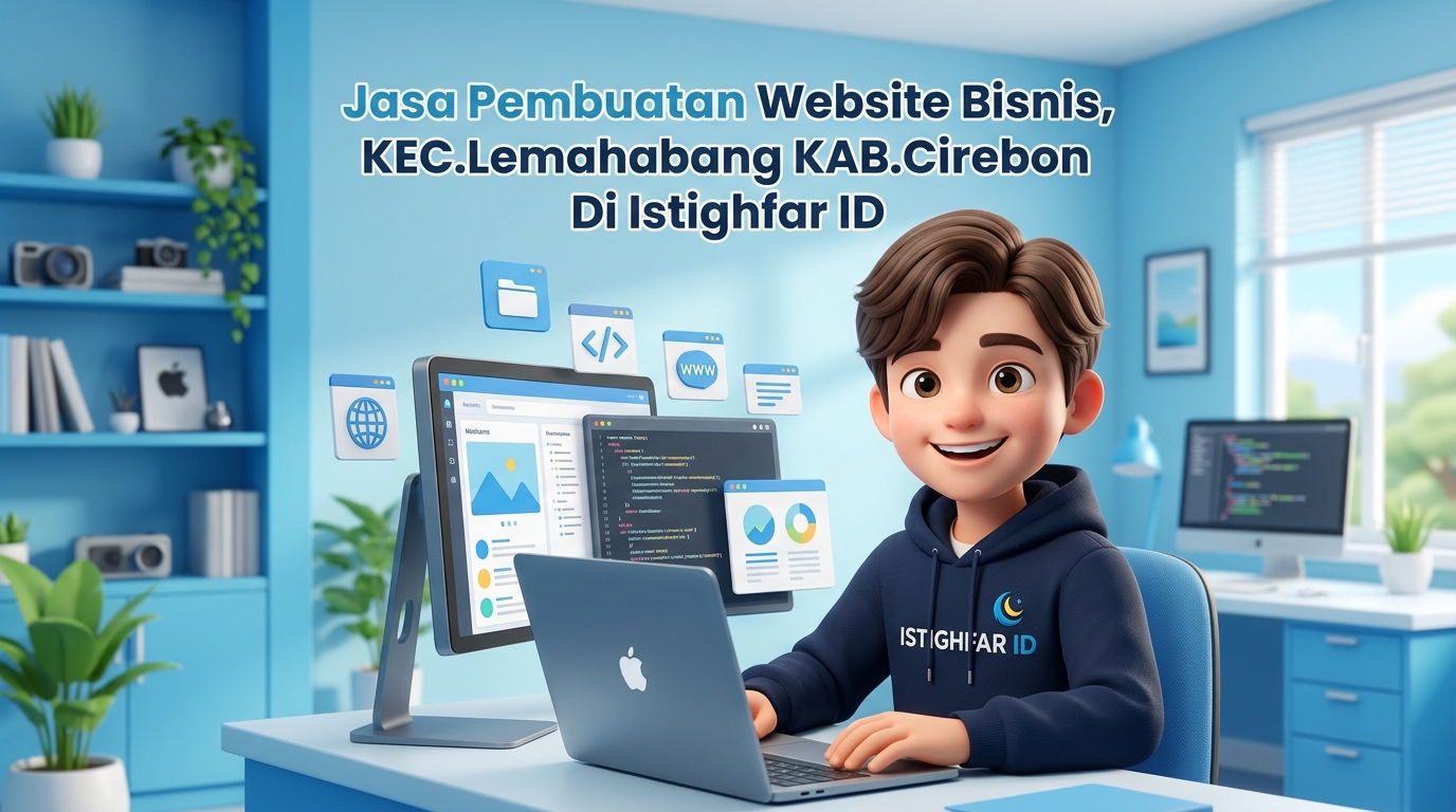 Jasa pembuatan website bisnis Lemahabang oleh Istighfar ID untuk membantu bisnis lokal menguasai pasar internet secara profesional dan efektif.