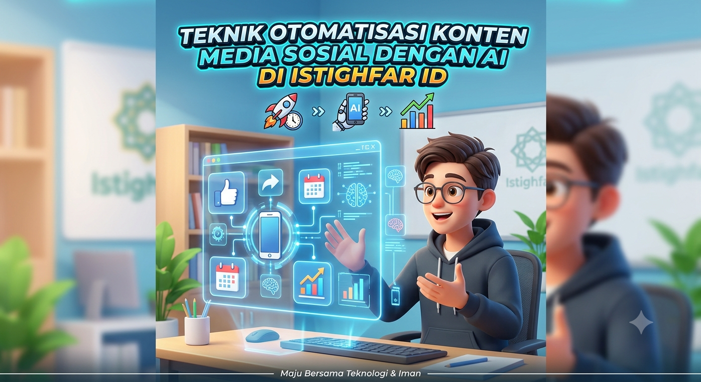 Tim profesional mengulas teknik otomatisasi konten media sosial dengan ai guna meningkatkan performa pemasaran digital secara menyeluruh.