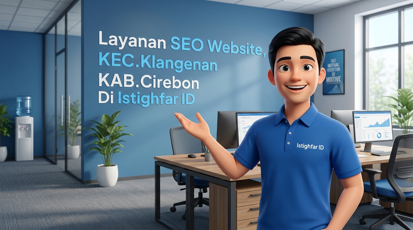Layanan SEO website Klangenan oleh Istighfar ID untuk membantu bisnis lokal menguasai peringkat Google secara profesional dan organik.