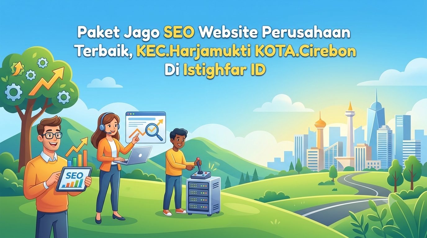 Tim profesional mengelola Paket jago SEO website perusahaan Terbaik Harjamukti secara interaktif dan terstruktur.