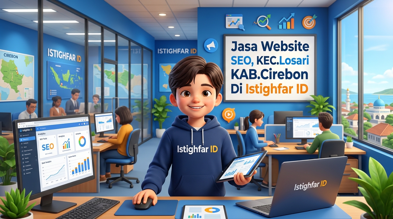 Jasa website SEO Losari oleh Istighfar ID untuk membantu bisnis lokal menduduki peringkat teratas mesin pencari secara profesional.