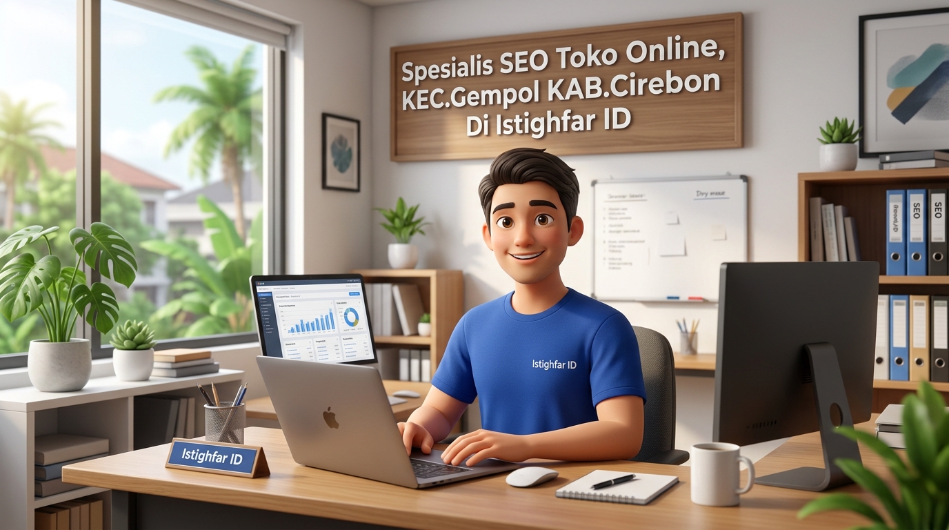 Spesialis SEO Toko Online, Jasa SEO E-commerce Gempol, Istighfar ID, Digital Marketing, Optimasi Produk Google.