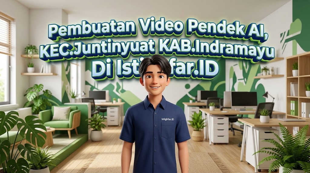 Pembuatan Video Pendek AI Juntinyuat profesional oleh Istighfar Id untuk kemajuan usaha Indramayu.