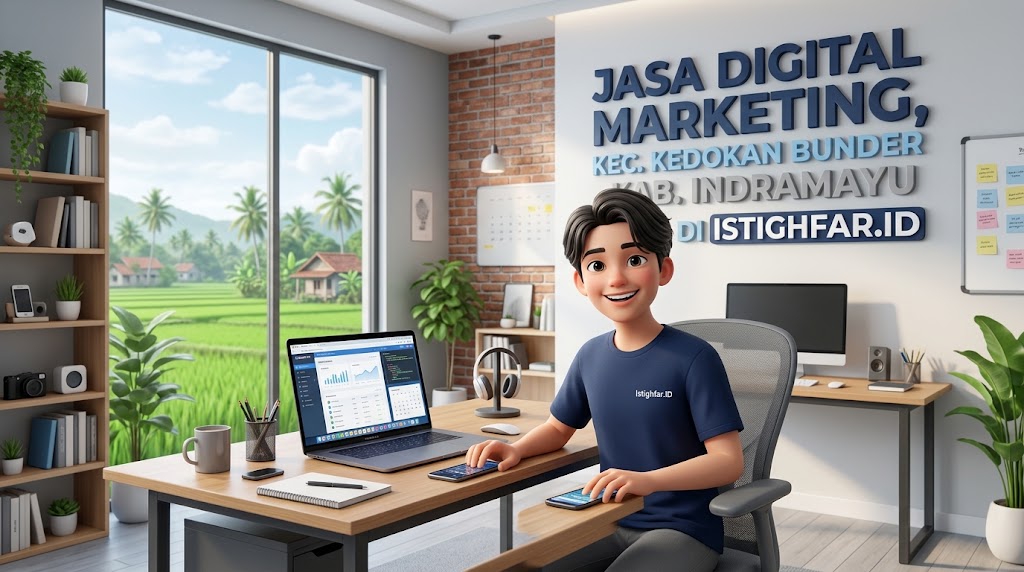 Jasa Digital Marketing Kedokan Bunder profesional oleh Istighfar Id untuk kemajuan usaha Indramayu.