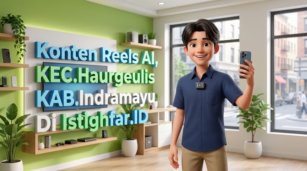 Konten Reels AI Haurgeulis profesional oleh Istighfar Id untuk kemajuan usaha Indramayu.