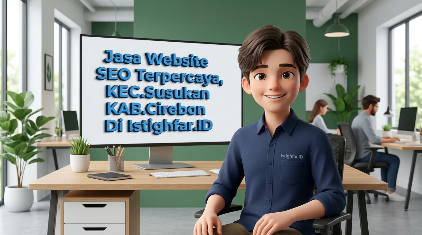 Layanan profesional Jasa website SEO Terpercaya Susukan dari Istighfar ID untuk meningkatkan visibilitas, jangkauan pasar, dan penjualan bisnis lokal.