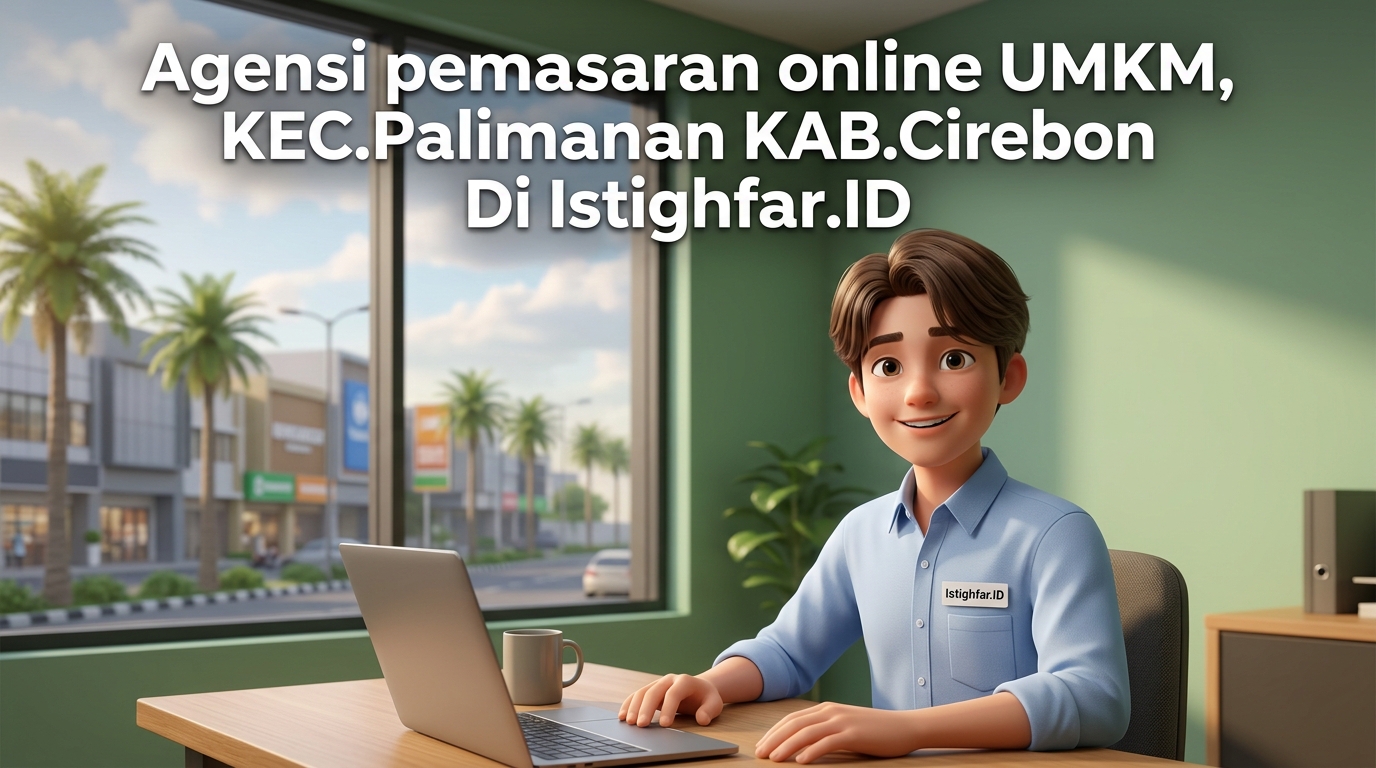 Tim profesional Istighfar ID sedang merancang strategi melalui layanan Agensi pemasaran online UMKM Palimanan untuk kemajuan usaha lokal.