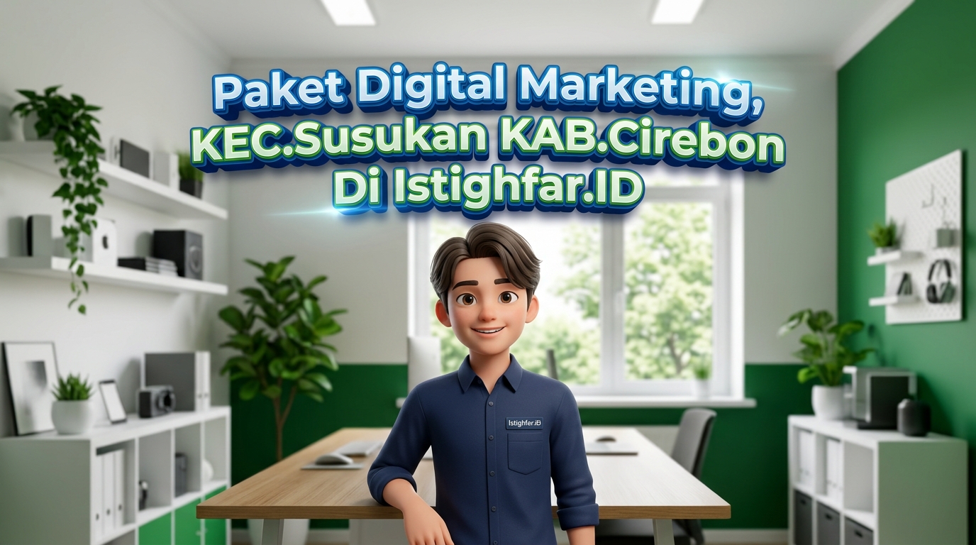 Layanan profesional Paket digital marketing Susukan dari Istighfar ID untuk meningkatkan visibilitas, jangkauan pasar, dan penjualan bisnis lokal.