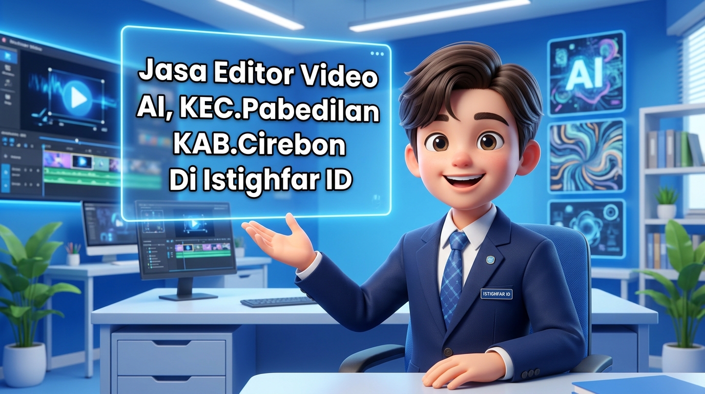 Tim kreatif Istighfar ID sedang merancang Jasa Editor Video AI Pabedilan untuk meningkatkan omset bisnis lokal.