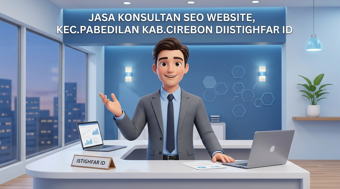 Tim profesional Istighfar ID sedang melakukan Konsultan SEO Website Pabedilan untuk meningkatkan omset bisnis lokal.