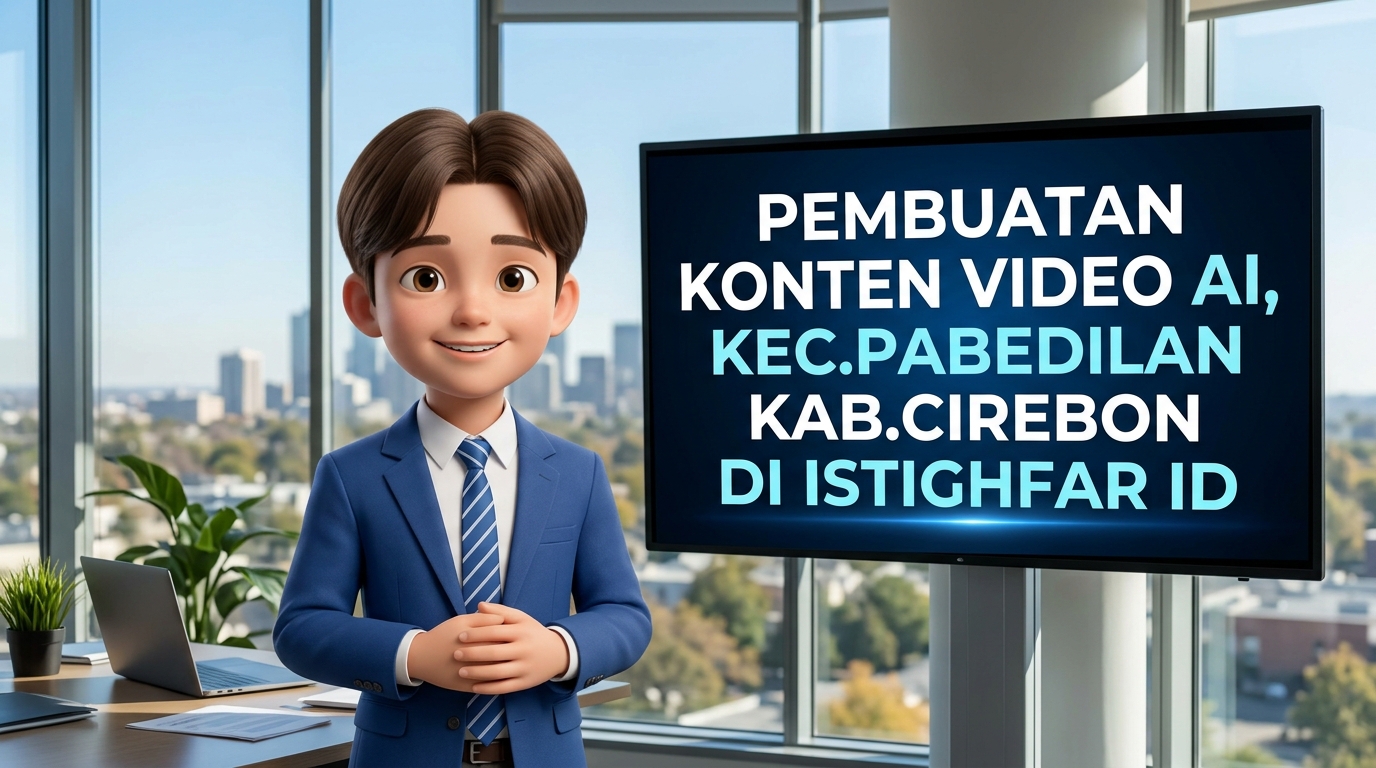 Tim kreatif Istighfar ID sedang merancang Pembuatan Konten Video AI Pabedilan untuk meningkatkan omset bisnis lokal.