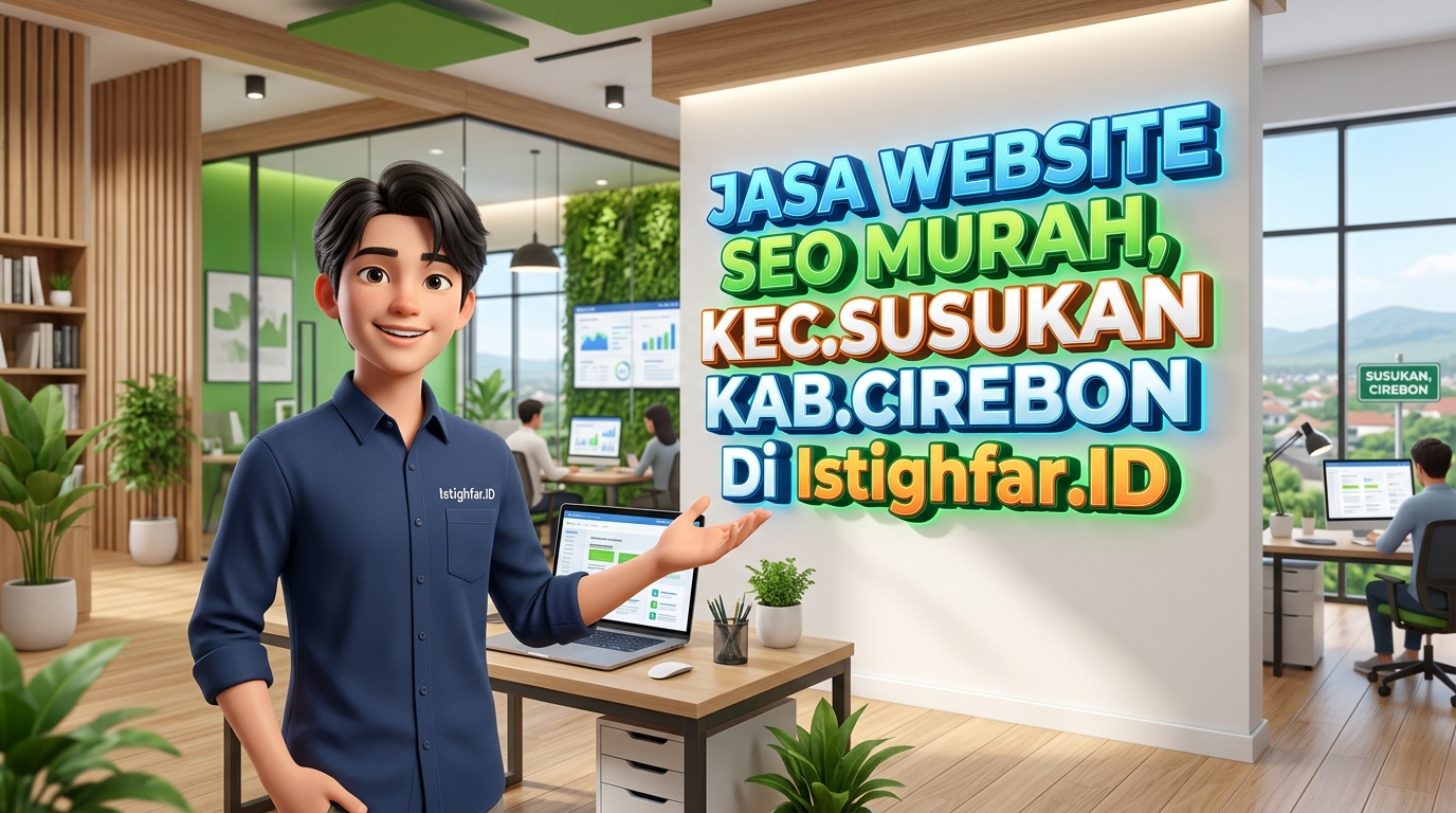 Layanan profesional Jasa website SEO Murah Susukan dari Istighfar ID untuk meningkatkan visibilitas, jangkauan pasar, dan penjualan bisnis lokal.
