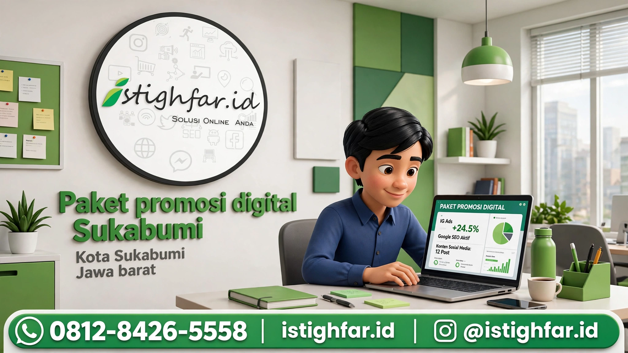 Paket promosi digital Sukabumi profesional bersama Istighfar Id untuk mendongkrak penjualan bisnis lokal